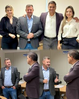Nesta quarta-feira, 18/03, recebemos na Alego, a grata visita de cortesia do amigo e prefeito de Posse, Paulo Trabalho @paulo_trabalho, acompanhado pela procuradora Bruna Krauspenhar @brunack e pela agente de contratação Monike Brandão @monikeqbrandao.

Parceria que segue firme em prol do município! 

Obrigado pela visita, Paulo! 👍🏽
.
.
#WildeCambão #DeputadoEstadual #Alego #Visita #PrefeitosDeGoiás