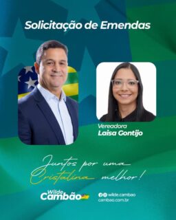 👉🏽 SOLICITAÇÃO DE EMENDA PARA EDUCAÇÃO 📚 

👉🏽 PEDIDO ATENDIDO ✅ 

Ofício enviado pelo vereadora LAÍSA LORANA @laisalorana, de CRISTALINA, com pedido de destinação de emenda parlamentar, no valor de 50 mil reais, para reforma e reparos no Colégio Aldevina Flores Ribeiro.

O pedido foi atendido, reforçando o nosso compromisso com as demandas da população. Seguimos juntos! 👍🏽
.
.
#WildeCambão #DeputadoEstadual #Alego #EmendaParlamentar #Cristalina