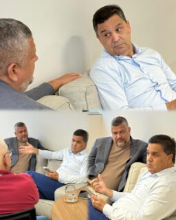 Iniciando a agenda na Alego, nesta segunda-feira, 27/04, recebendo os amigos de Cidade Ocidental: Sírio Parrião @sirioparriao (subsecretário de Administração) e o vereador Paulinho @paulinhovereador. A pauta teve foco no fortalecimento da base política local e na viabilização de novos recursos para o desenvolvimento do município. 

O trabalho em prol do Entorno segue firme! 🚀✅
.
.
#WildeCambão #DeputadoEstadual #Alego #VereadoresDoEntorno #CidadeOcidental