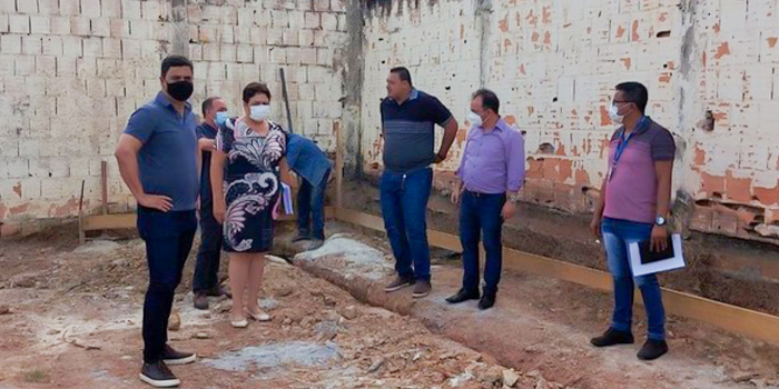 Ampliação e reforma da unidade escolar do bairro Parque Santa Rita, em Valparaíso de Goiás