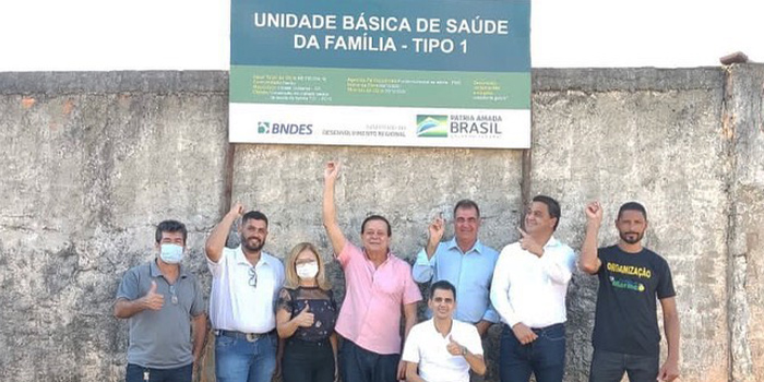 Lançamento da obra da Unidade Básica de Saúde da Família em Cidade Ocidental