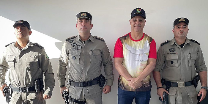 Visita à Polícia Militar de Cristalina