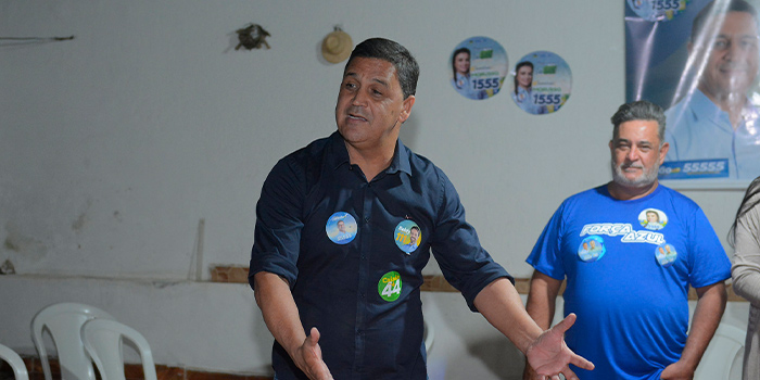 Reunião com lideranças em Santo Antônio do Descoberto