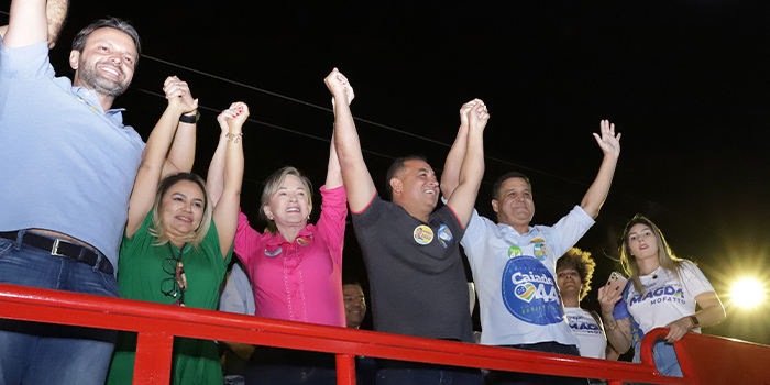 Inauguração do nosso comitê de campanha, em Novo Gama