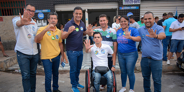 Caminhada no comércio da Cidade Ocidental