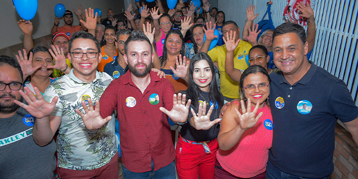 Reunião com apoiadores em Novo Gama